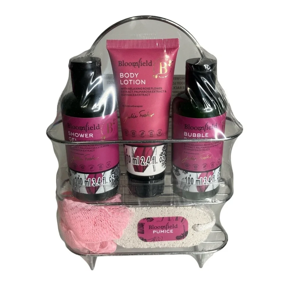 Bloomfield Relaxing Rose Shower Gel‎ Bubble Bath Body Lotion Set